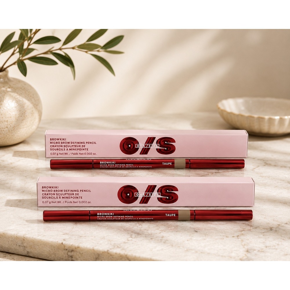 One/Size  BrowKiki Micro Brow Defining Pencil Taupe 02 LOT OF 2 New In Box
